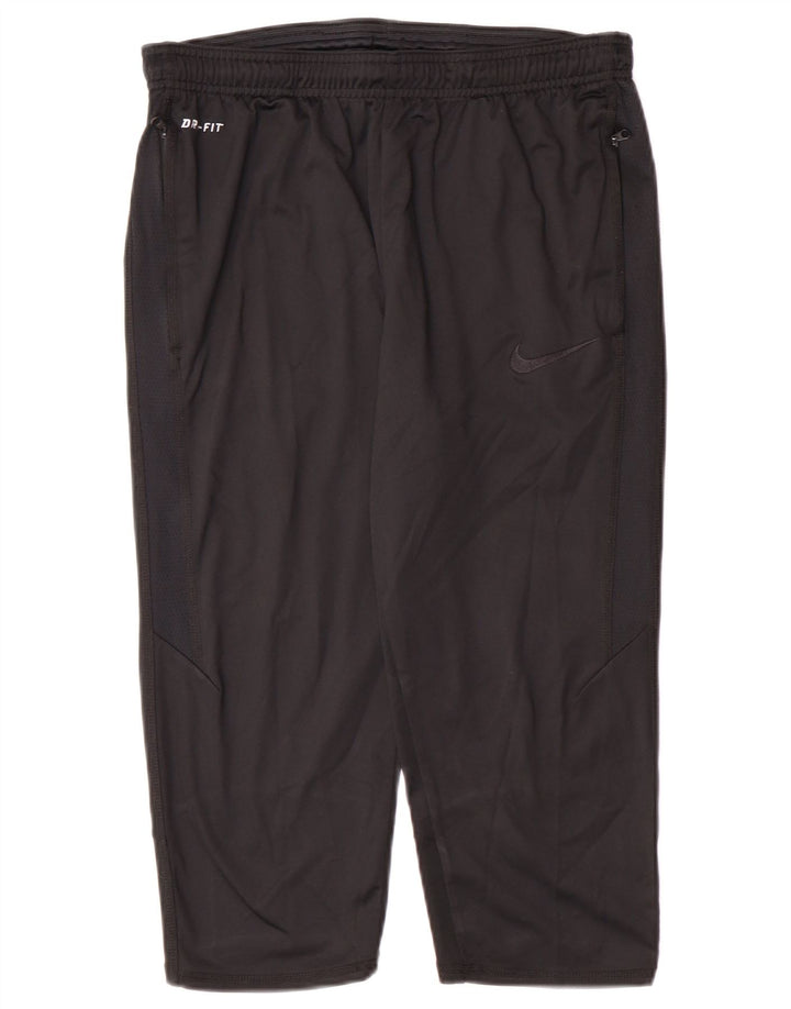 Nike Dri Fit sportske kratke hlače srednje veličine crni poliester