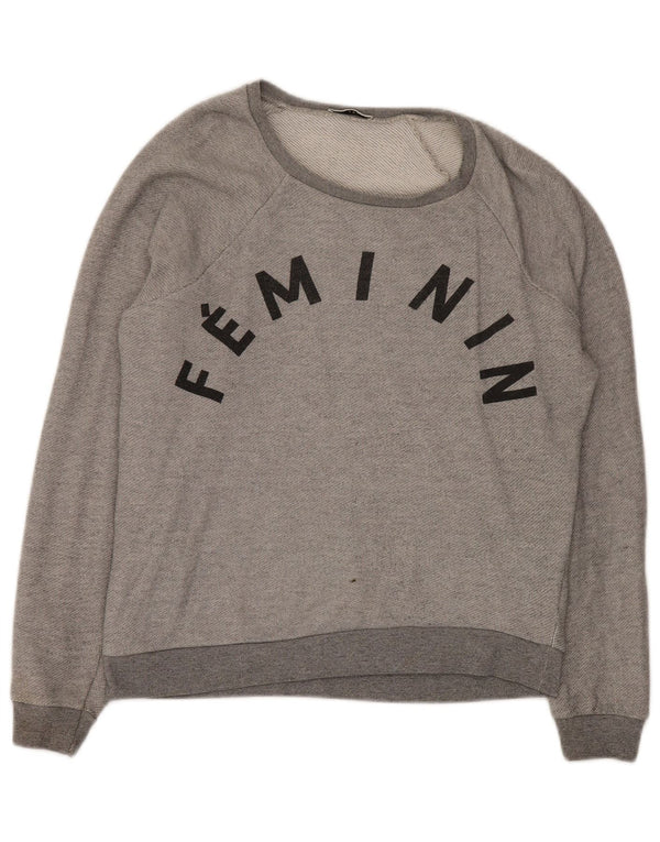 WHISTLES Ženska prekomjerna trenirka s motivima UK 8 Mala siva