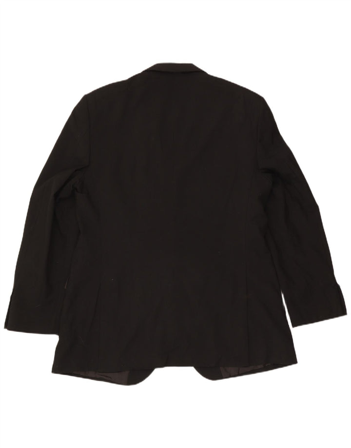 Marks & Spencer muška jakna sa 2 gumba UK 44 XL crni poliester