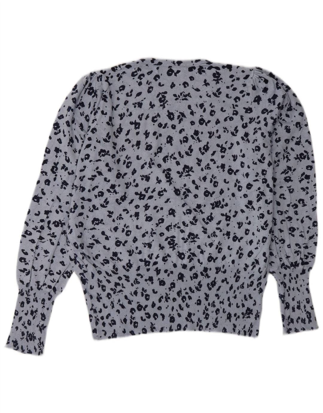 MARKS & SPENCER Womens Crew Neck Jumper Sweater UK 14 Large Blue