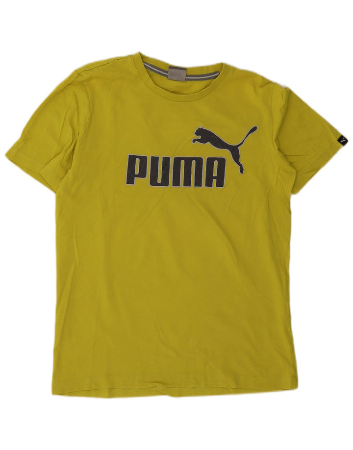 Puma muška majica s grafičkim motivima, mala žuta