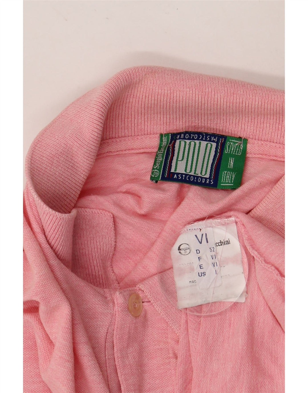 SERGIO TACCHINI Muška polo majica dugih rukava EU 52 velika ružičasta