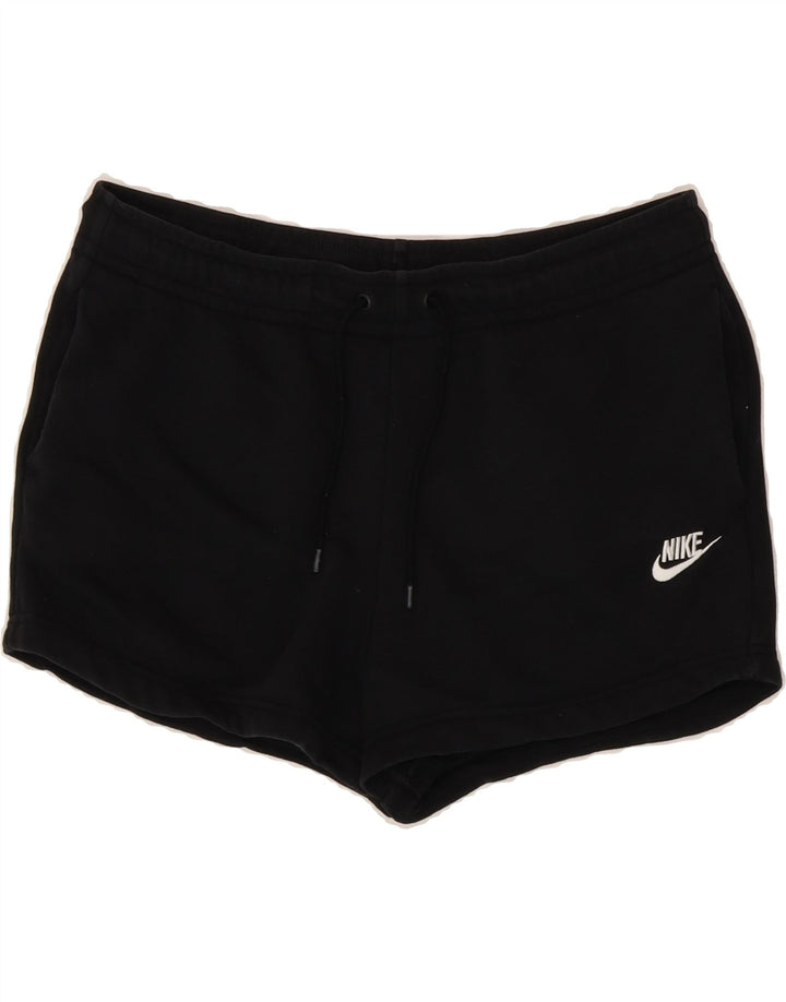 NIKE Womens Sport Shorts UK 14 Medium Black Cotton Vintage Nike and Second-Hand Nike from Messina Hembry 