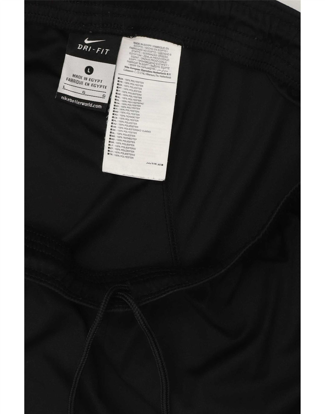 Nike muške Dri Fit sportske kratke hlače, veliki crni poliester
