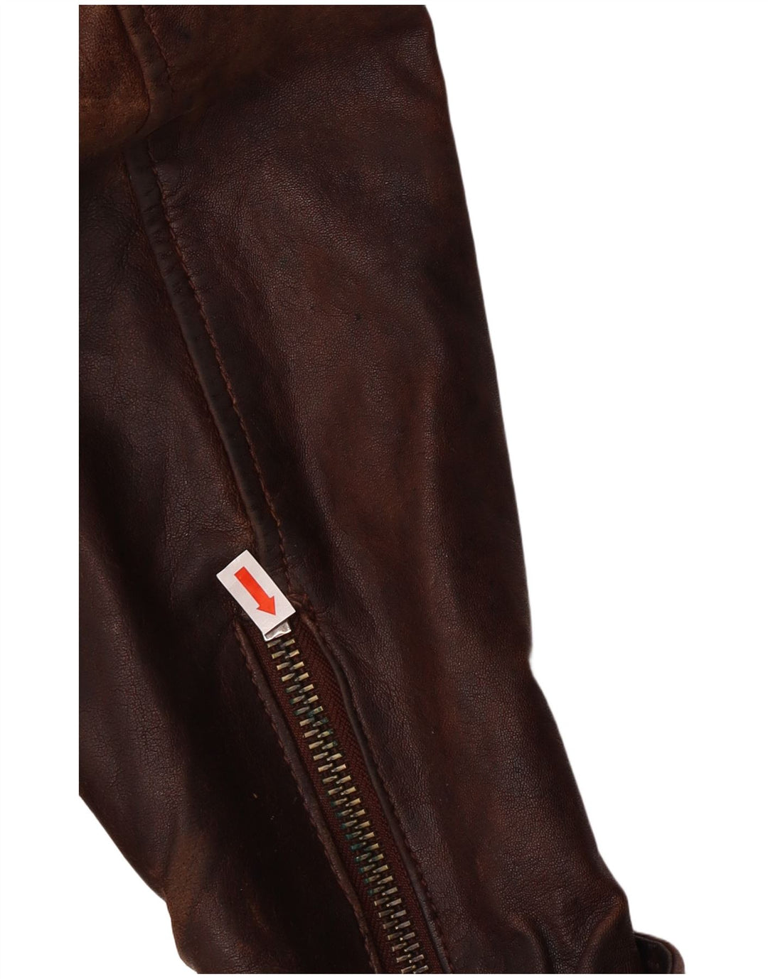 Be Edgy muška kožna jakna UK 38 srednje smeđa koža