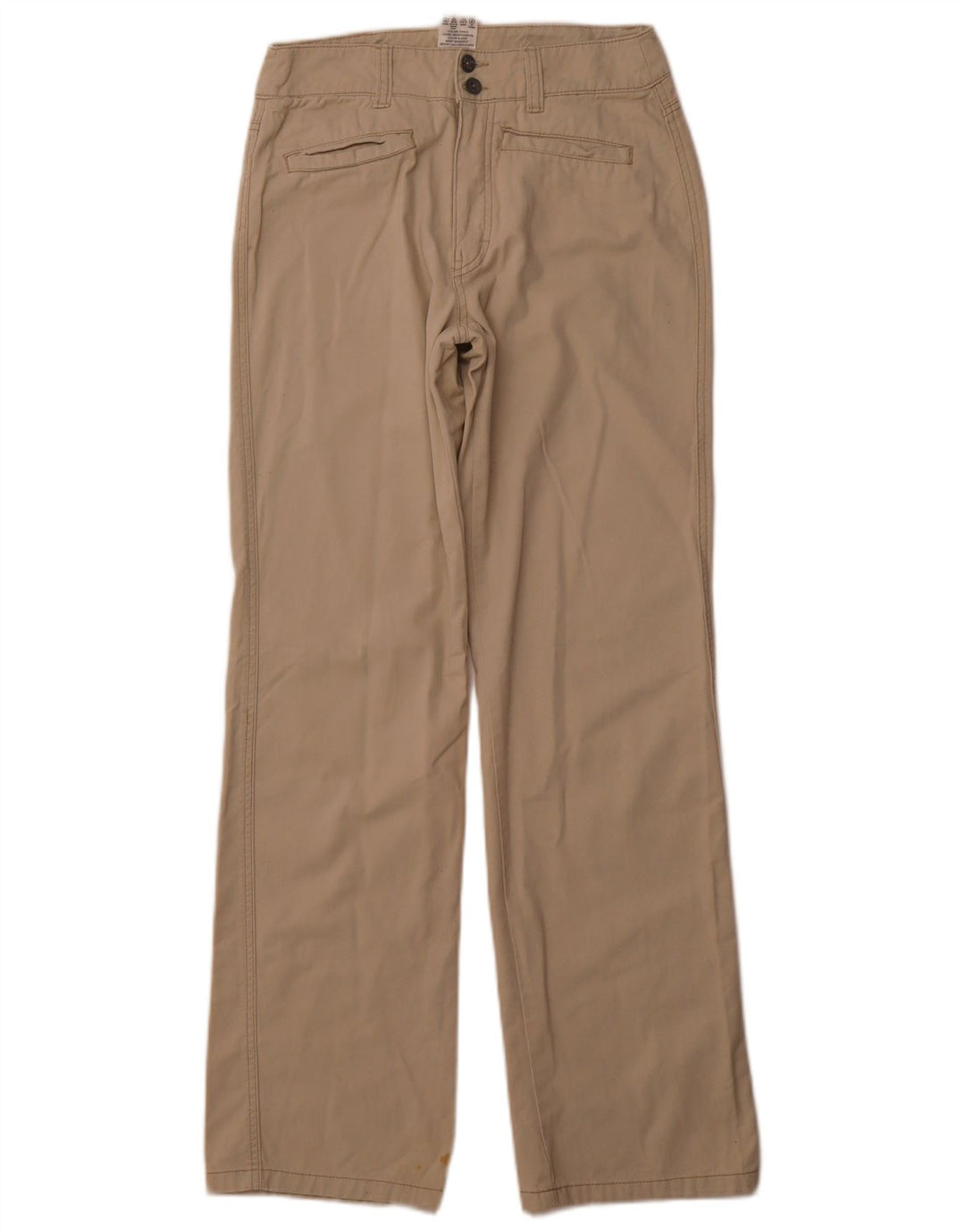 CALVIN KLEIN Ženske ravne ležerne hlače W28 L32 Bež pamuk