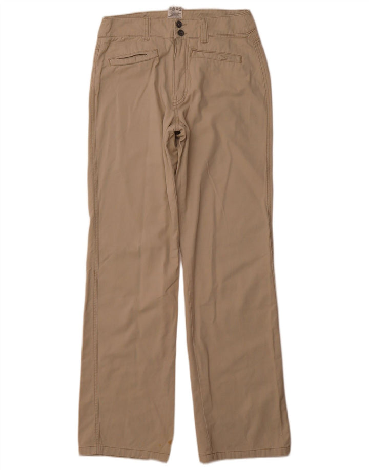 CALVIN KLEIN Ženske ravne ležerne hlače W28 L32 Bež pamuk