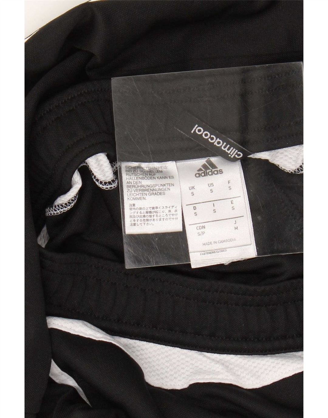 Adidas muške trenirke Climacool male crne poliesterske blok boje