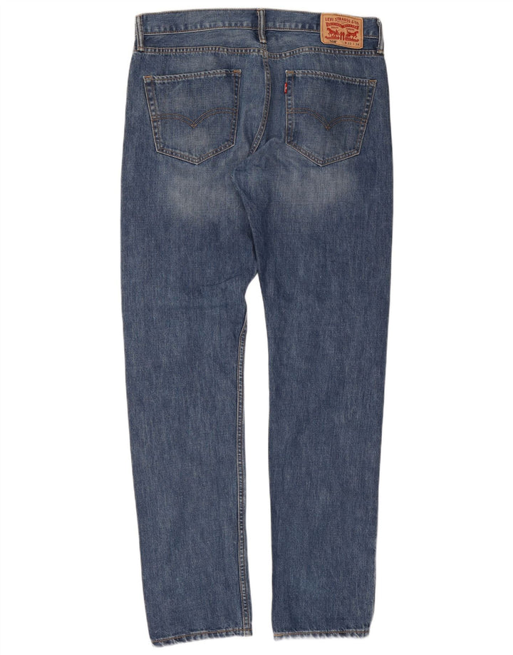 Levi's Mens 508 Regular Tapered Jeans W33 L34 Plavi pamuk