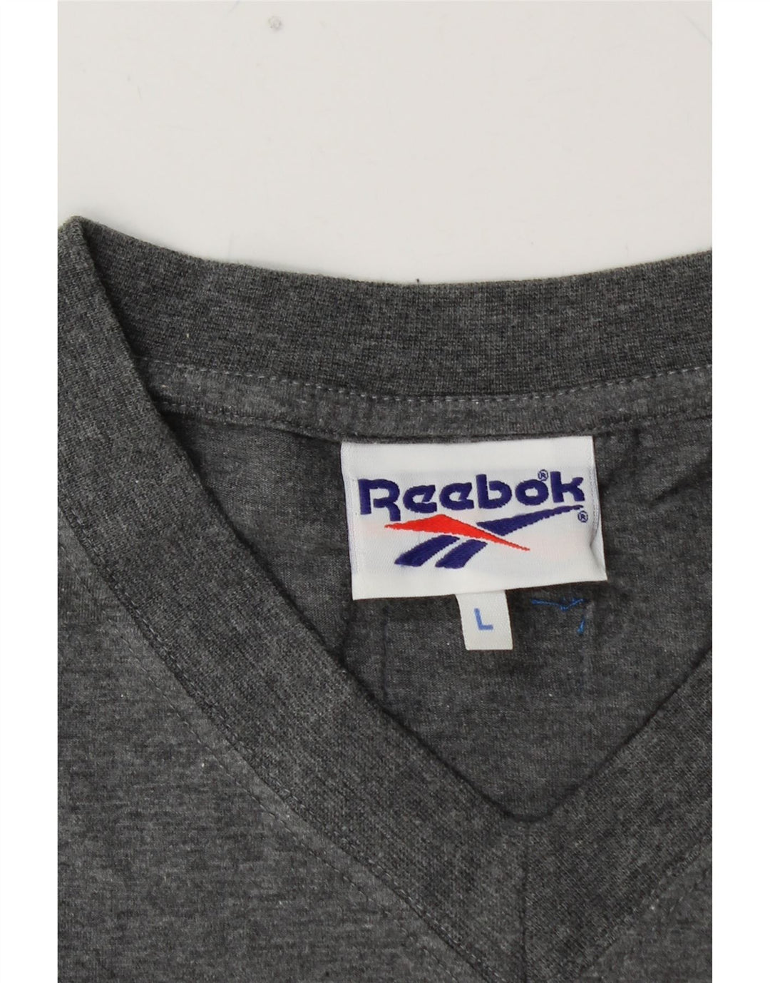 REEBOK Muška majica kratkih rukava Veliki sivi pamuk