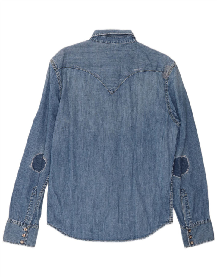 LEVI'S muška traper košulja Srednje plavi pamuk