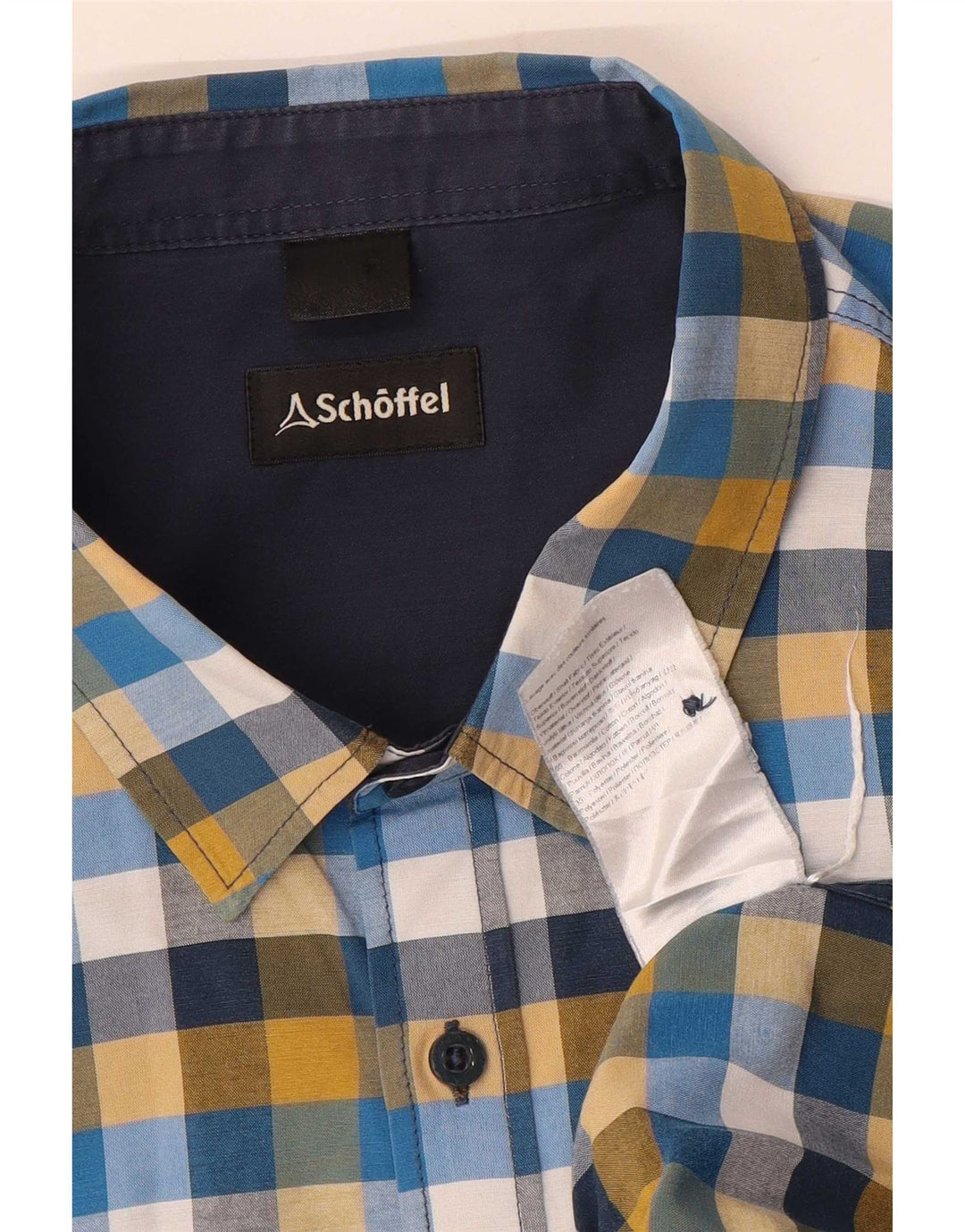 Schoffel muška košulja, veliki šareni karirani pamuk