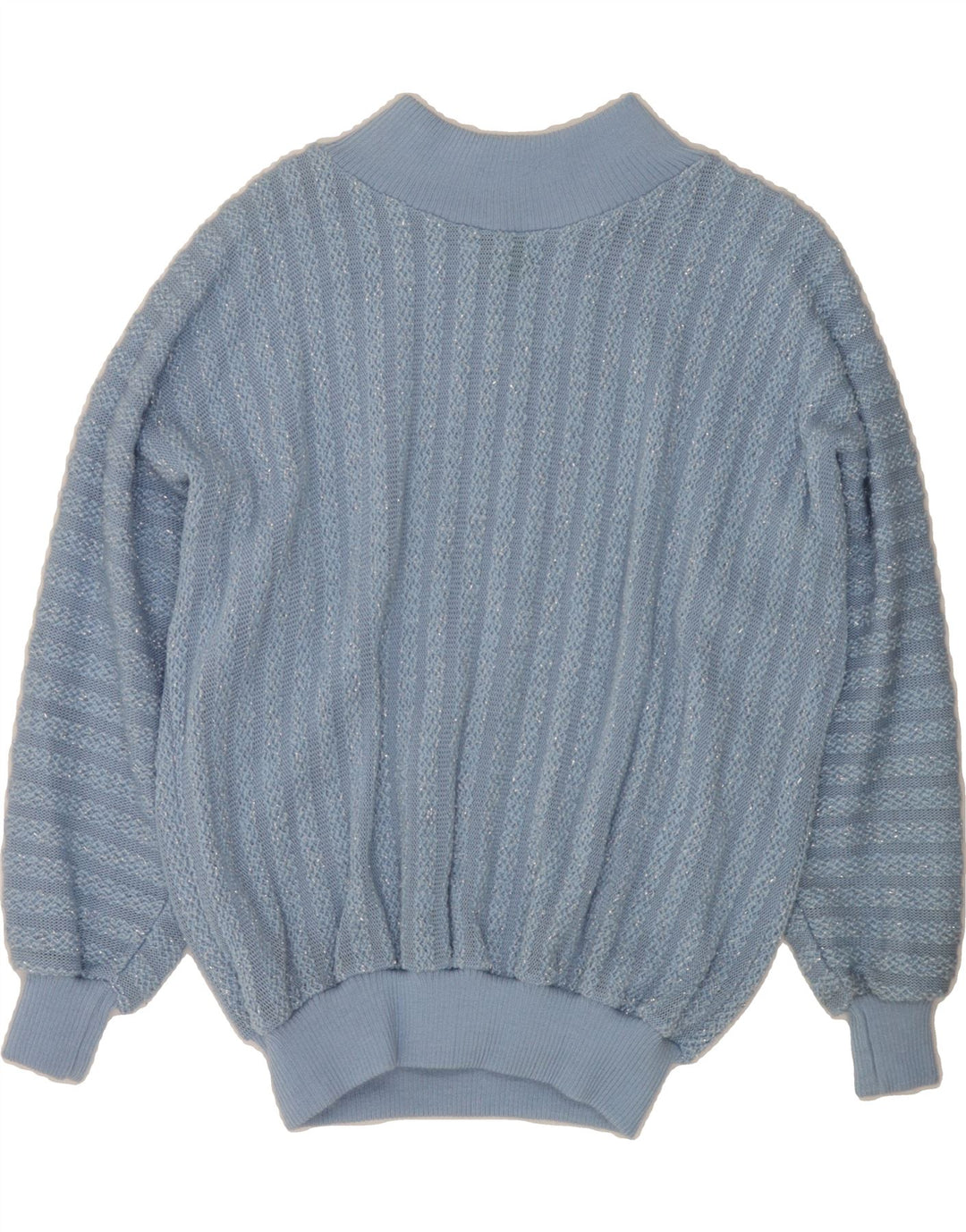 CANDA Womens Crew Neck Jumper Sweater IT 48 XL Blue Acrylic Vintage Canda and Second-Hand Canda from Messina Hembry 