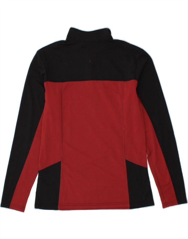 MOUNTAIN EQUIPMENT Womens Pullover Tracksuit Top UK 12 Medium Burgundy Vintage Mountain Equipment and Second-Hand Mountain Equipment from Messina Hembry 