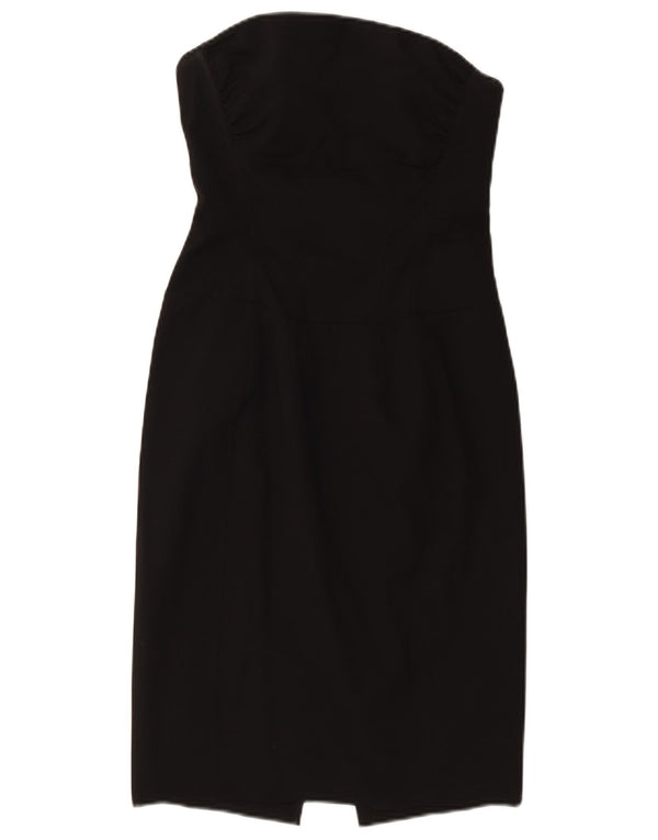 Elisabetta Franchi ženska haljina bez naramenica IT 44 srednje crna