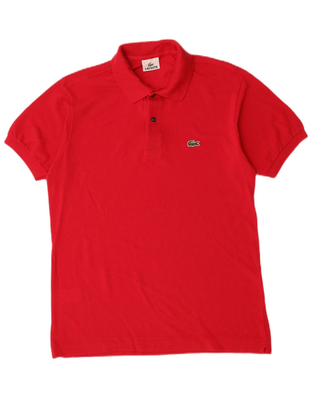 Lacoste muška polo majica veličine 4, srednje crveni pamuk