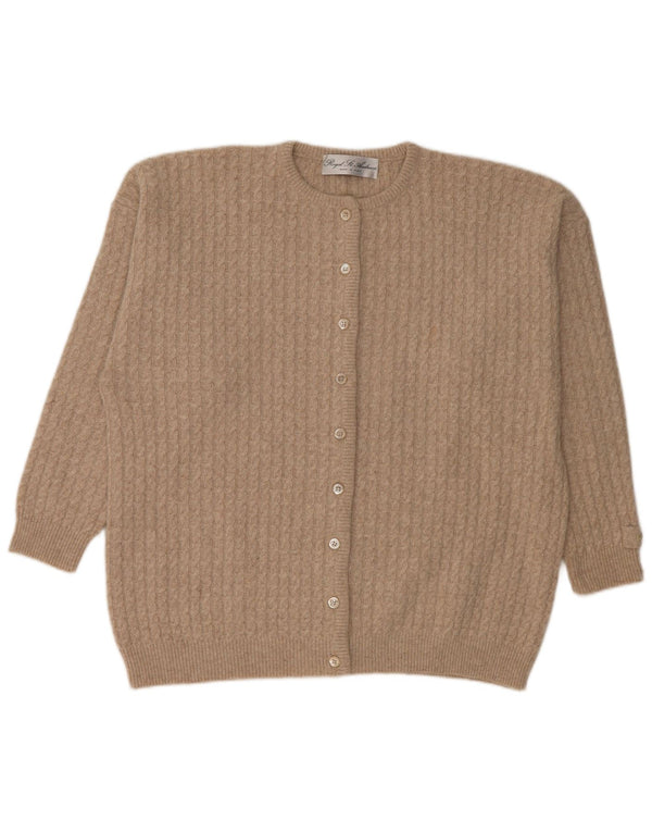 ST. ANDREWS ženski kardigan džemper UK 18 XL bež angora