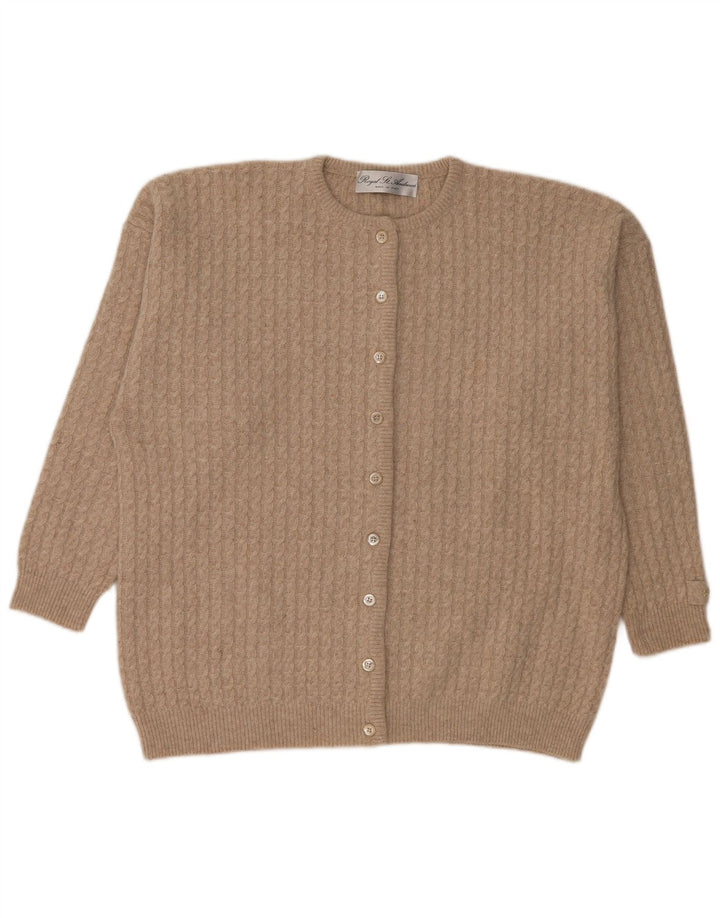 ST. ANDREWS ženski kardigan džemper UK 18 XL bež angora