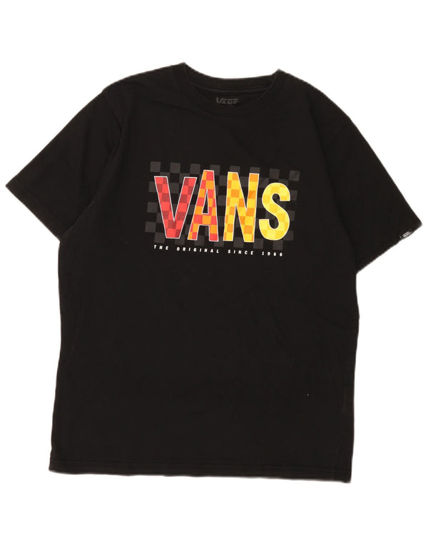 Vans Boys Classic Fit majica kratkih rukava 14-15 godina XL crni pamuk