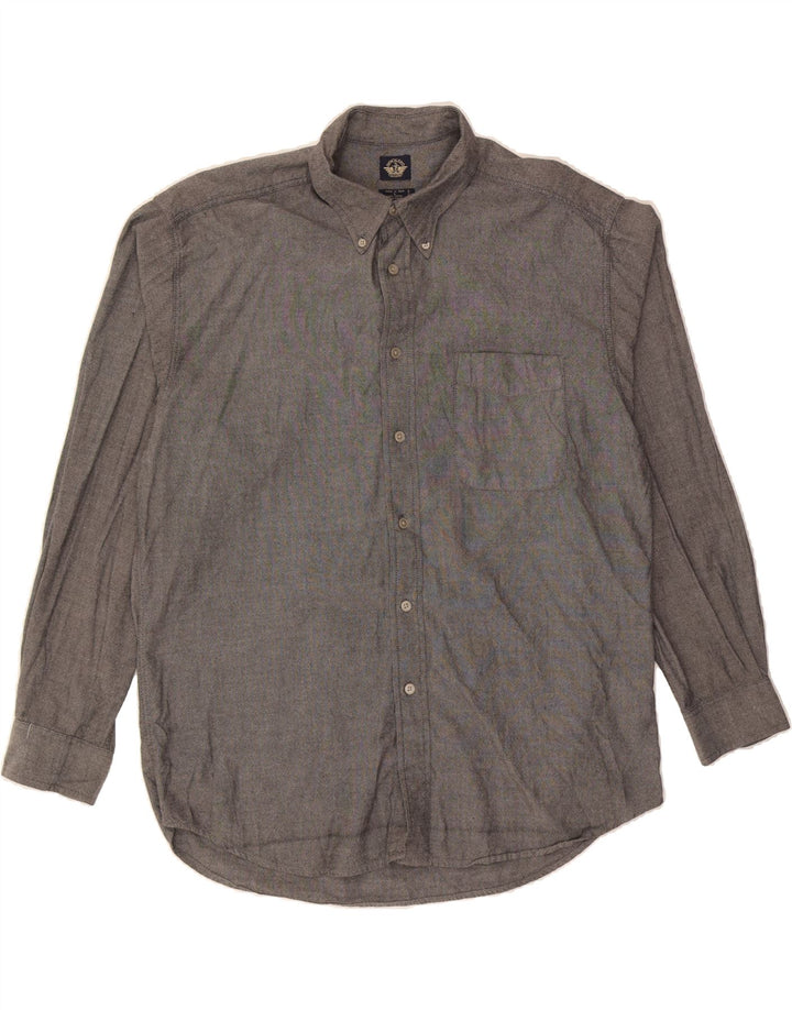 DOCKERS Mens Shirt Large Grey Cotton Vintage Dockers and Second-Hand Dockers from Messina Hembry 