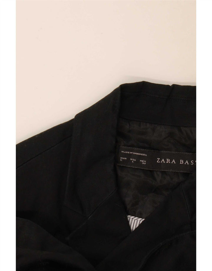 Zara ženski sako sa 1 gumbom UK 14 velika crna