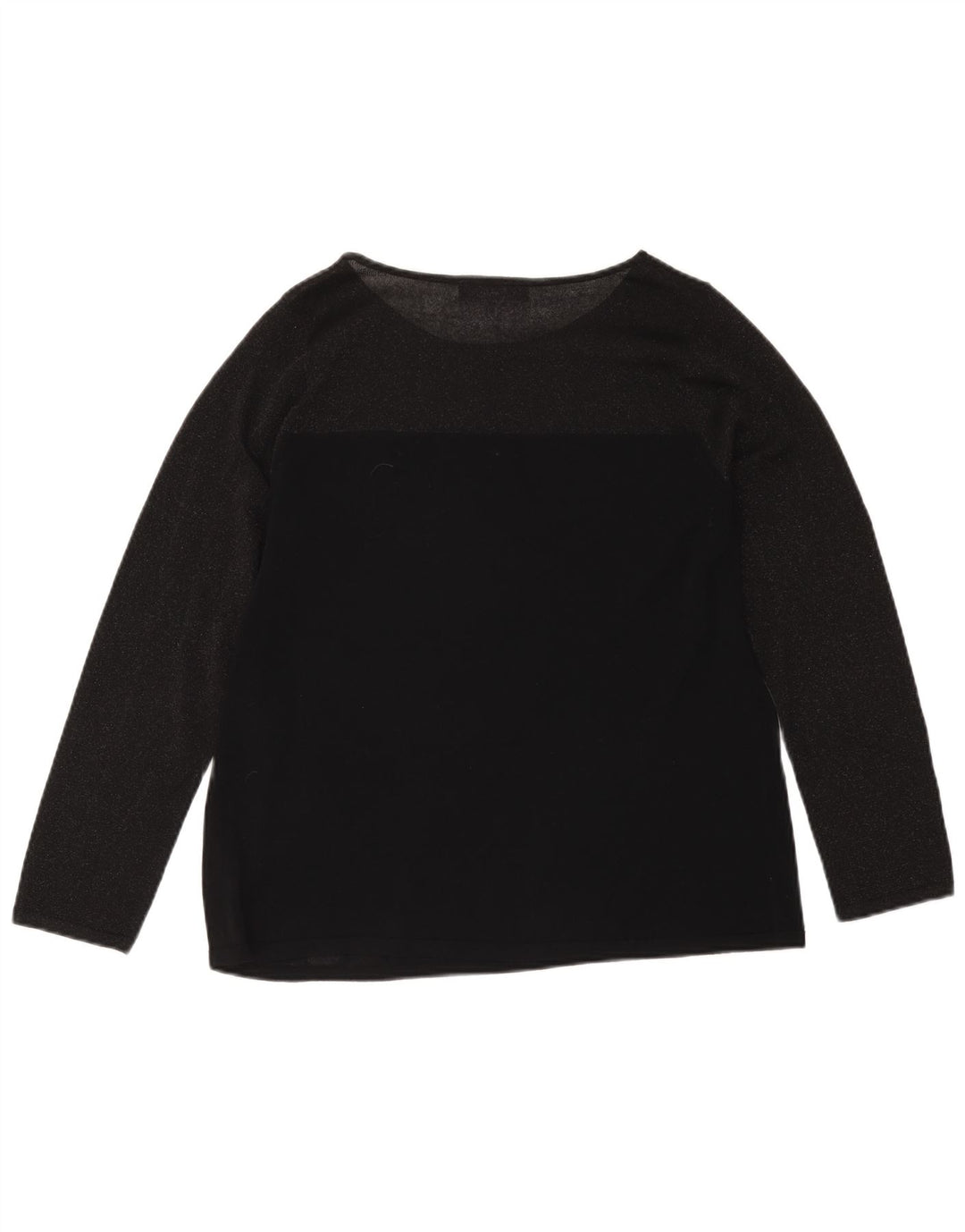Marks & Spencer ženska majica dugih rukava UK 18 XL crna viskoza