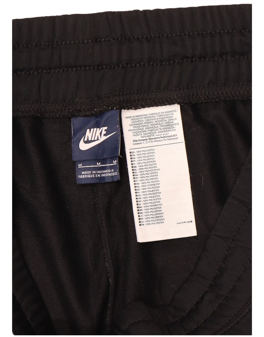 NIKE ženske hlače za trenirku UK 14 Srednje crni poliester u boji