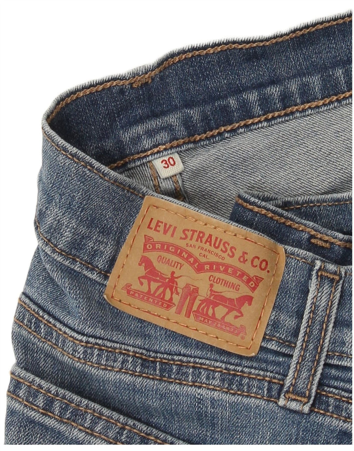 Levi's ženske traper kratke hlače W30 srednje plavi pamuk