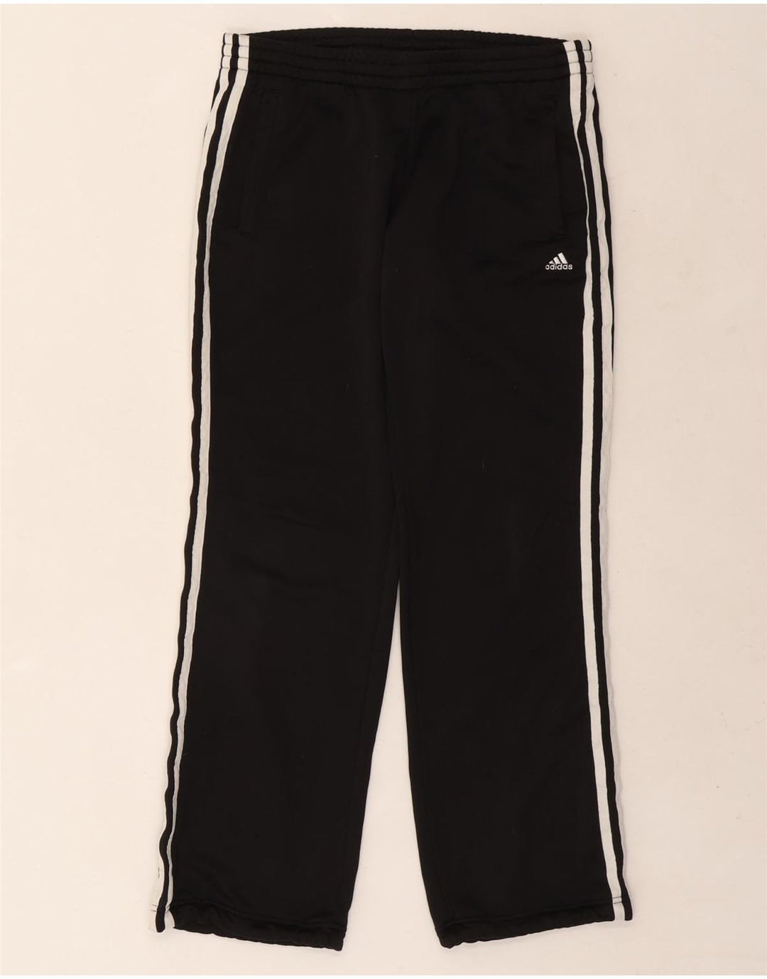 Adidas ženske hlače za trenirku UK 8/10 male crne poliesterske