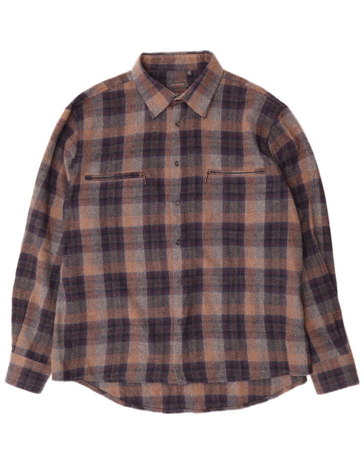 SEA BARRIER Muška prekošulja XL siva karirana akril