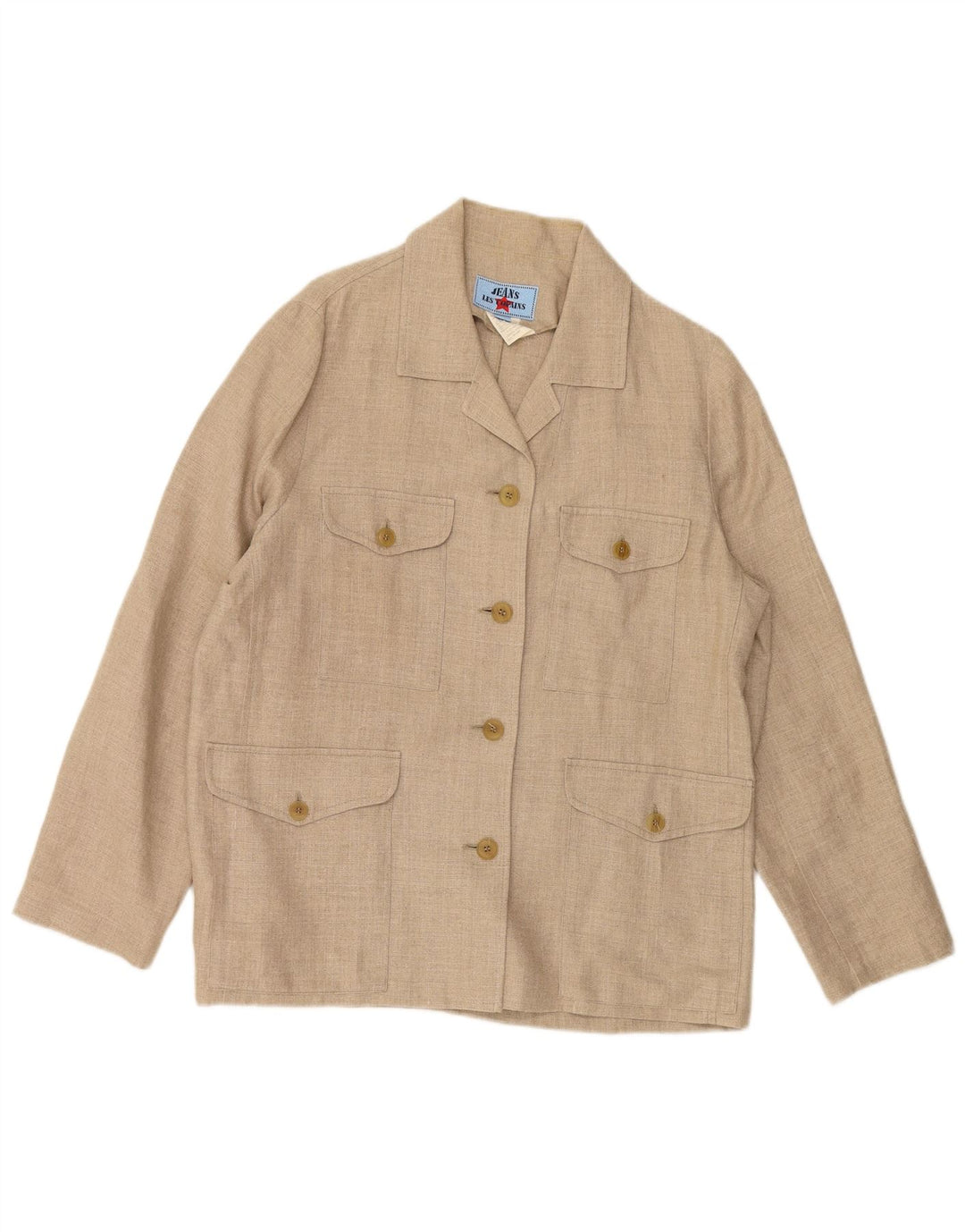 LES COPAINS Ženska jakna sa 4 gumba IT 46 Large Beige Lan