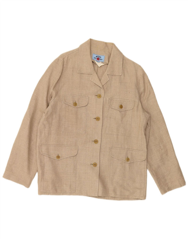 LES COPAINS Ženska jakna sa 4 gumba IT 46 Large Beige Lan