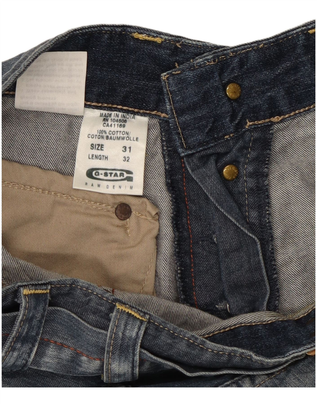 G-STAR muške traper kratke hlače W31 srednje plavi pamuk