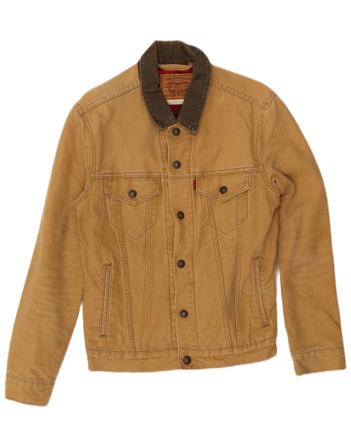Levi's muška bomber jakna UK 36 Mali pamuk u bež boji