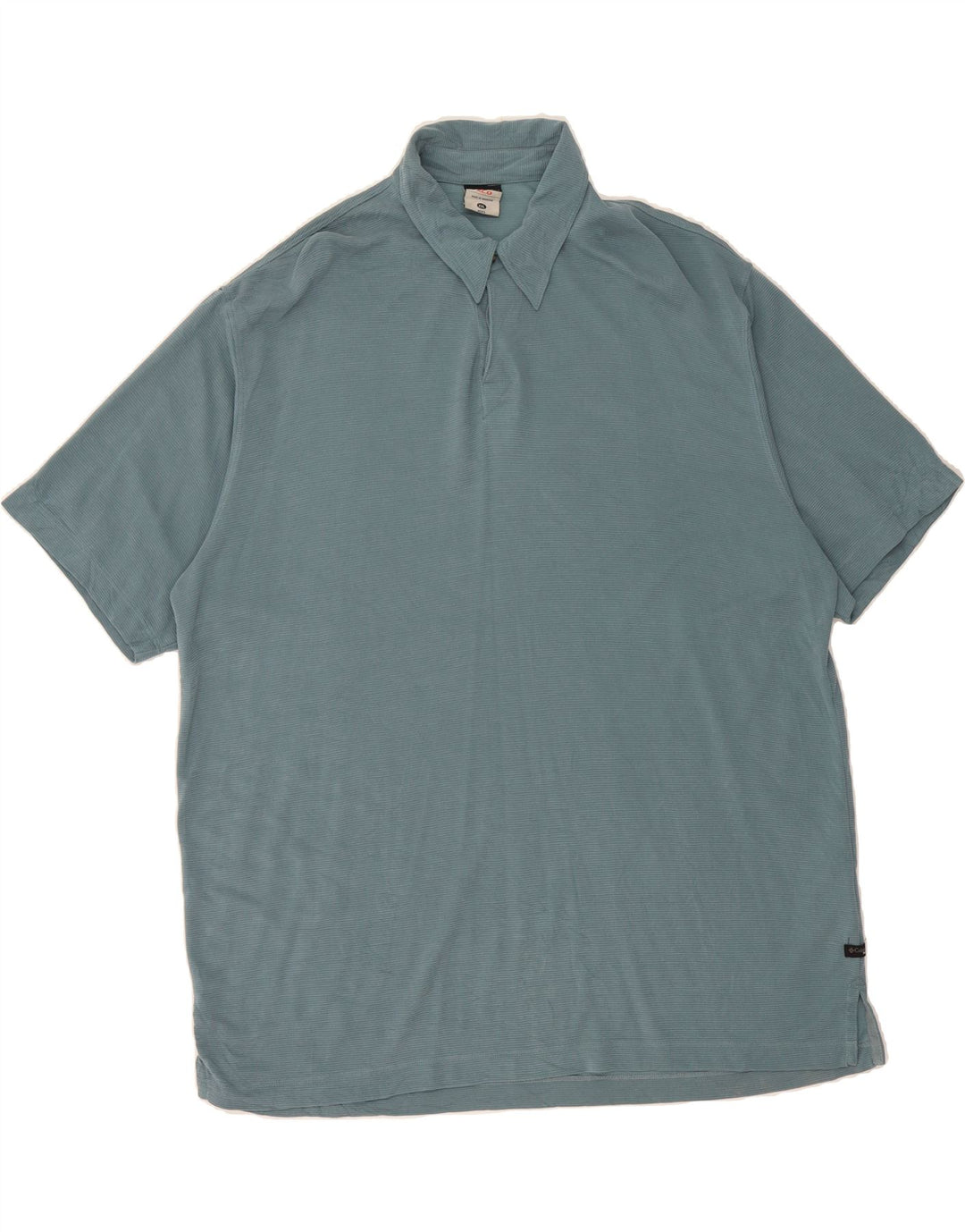 COLUMBIA Mens Polo Shirt 2XL Blue Vintage Columbia and Second-Hand Columbia from Messina Hembry 