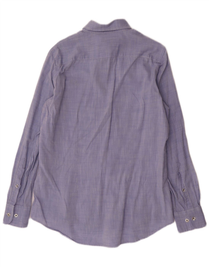 FRED PERRY Muška uska košulja Mala plava pamučna