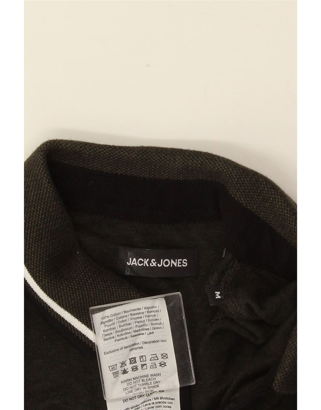 JACK & JONES muška polo majica srednje zelene pruge, pamuk