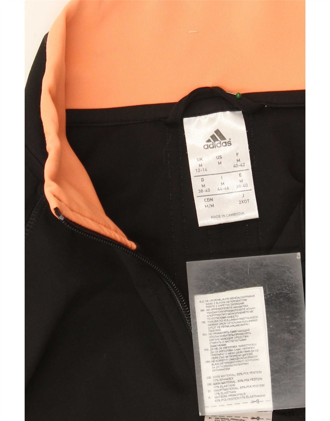 Adidas ženska trenirka Climalite gornja jakna UK 12/14 srednje crna
