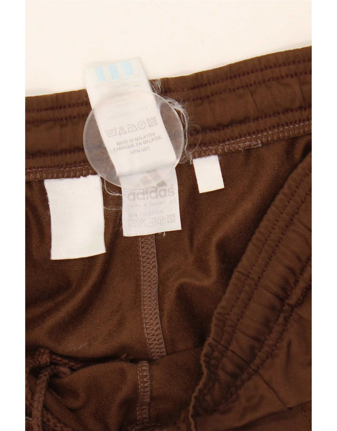 Adidas muške trenirke hlače Joggers UK 38/40 srednje smeđe poliester