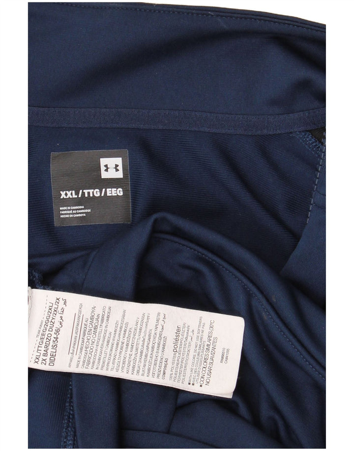 UNDER ARMOUR Muška trenirka gornja jakna 2XL tamnoplava poliesterska boja