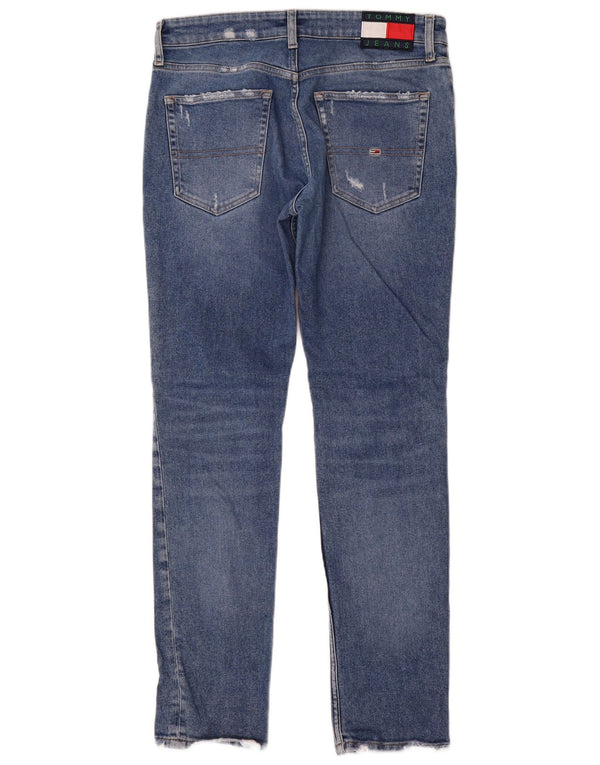 Tommy Hilfiger Mens Scanton Slim Jeans W32 L32 Plavi pamuk