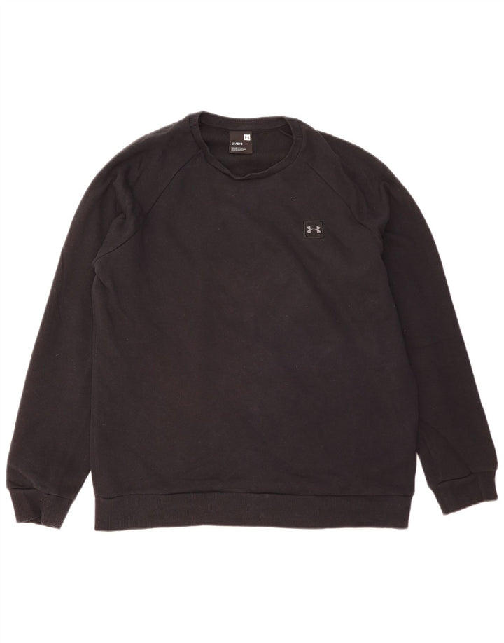 Veliki tamnoplavi pamučni muški džemper Under Armour