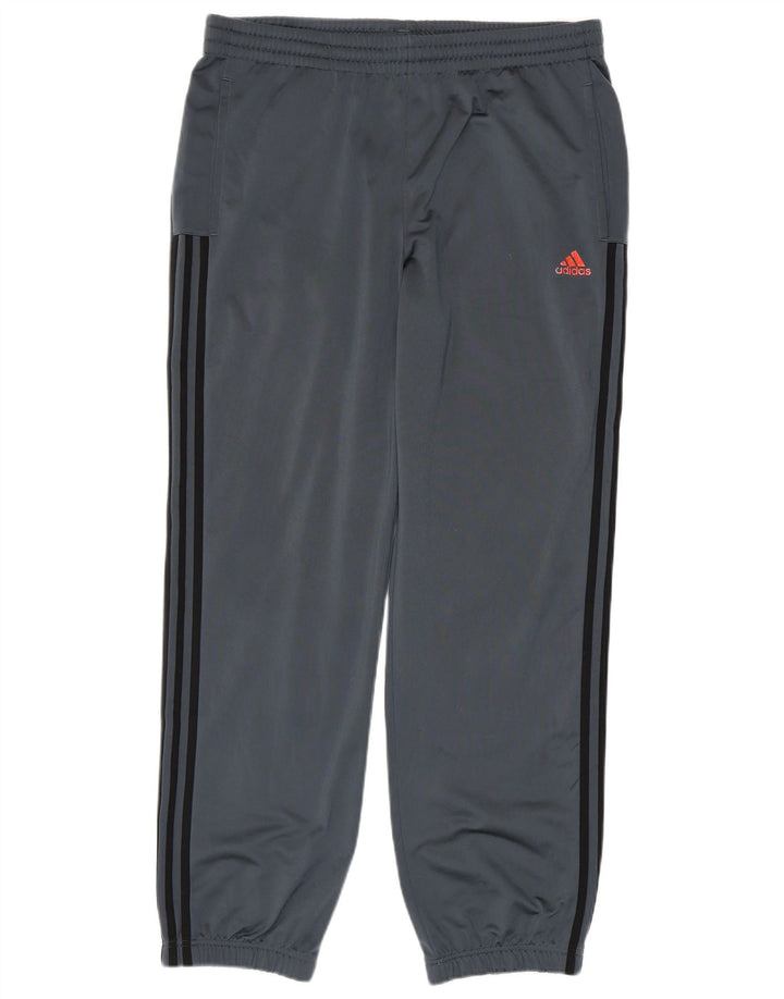 ADIDAS muške trenirke hlače Joggers UK 44/46 veliki sivi poliester