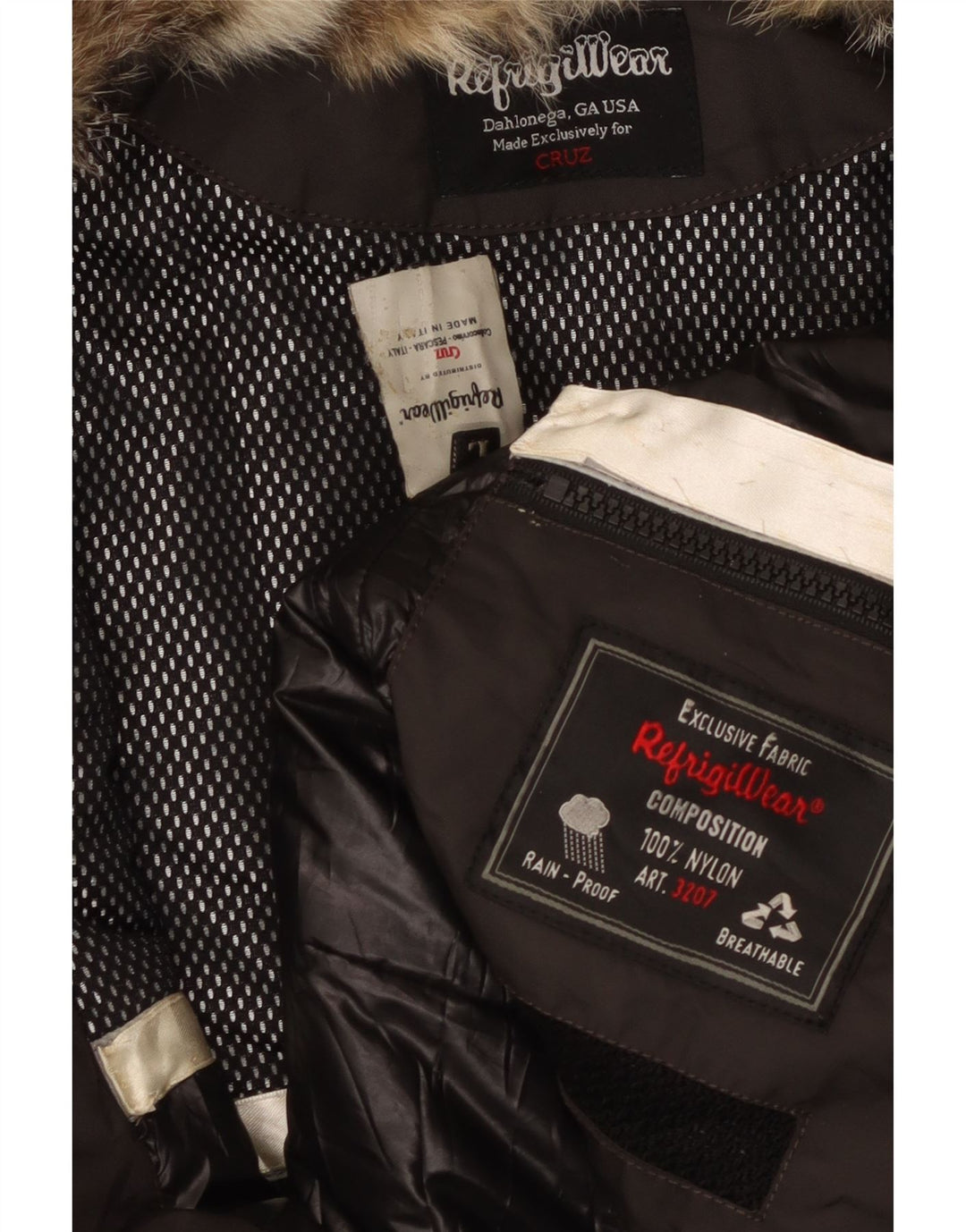 Refrigiwear ženska jakna Cruz vjetrovka UK 14 velika siva poliamidna