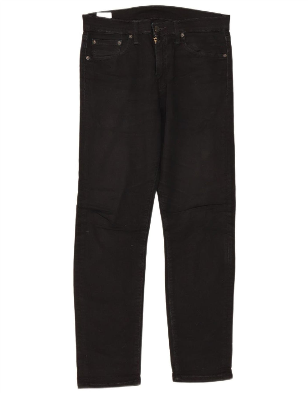 Levi's muške 508 Regular Tapered Jeans W30 L30 crni pamuk