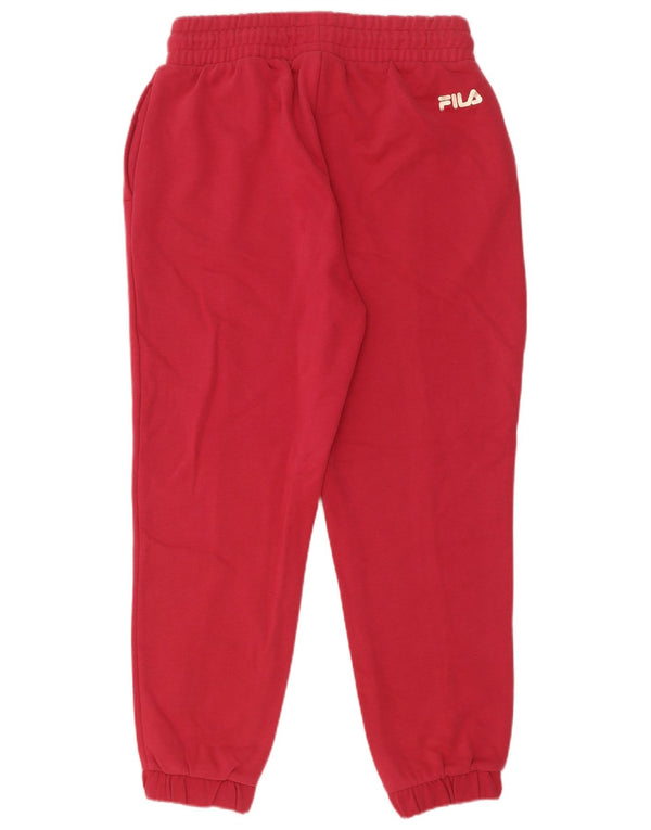 Fila Ženska trenirka Hlače Joggers UK 10 Mali crveni pamuk