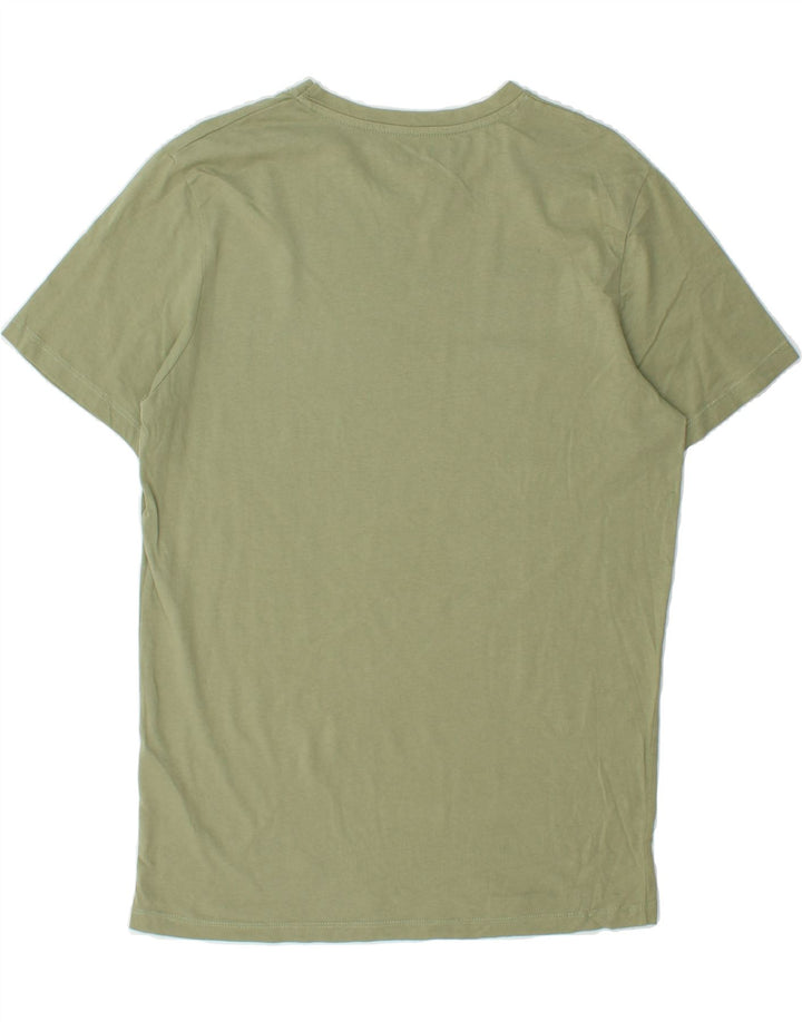 JACK & JONES Mens T-Shirt Top Large Green Cotton Vintage Jack & Jones and Second-Hand Jack & Jones from Messina Hembry 