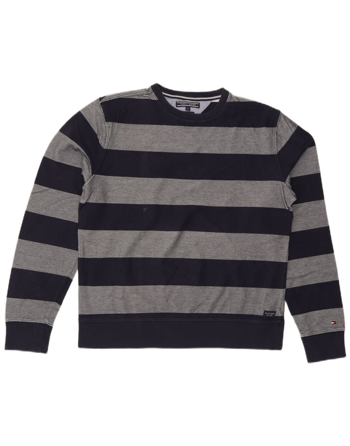 TOMMY HILFIGER Ženski džemper s okruglim izrezom UK 18 XL tamnoplavi