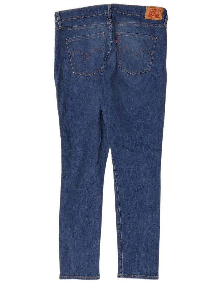 Levi's ženske uske traperice W32 L30 plavi pamuk