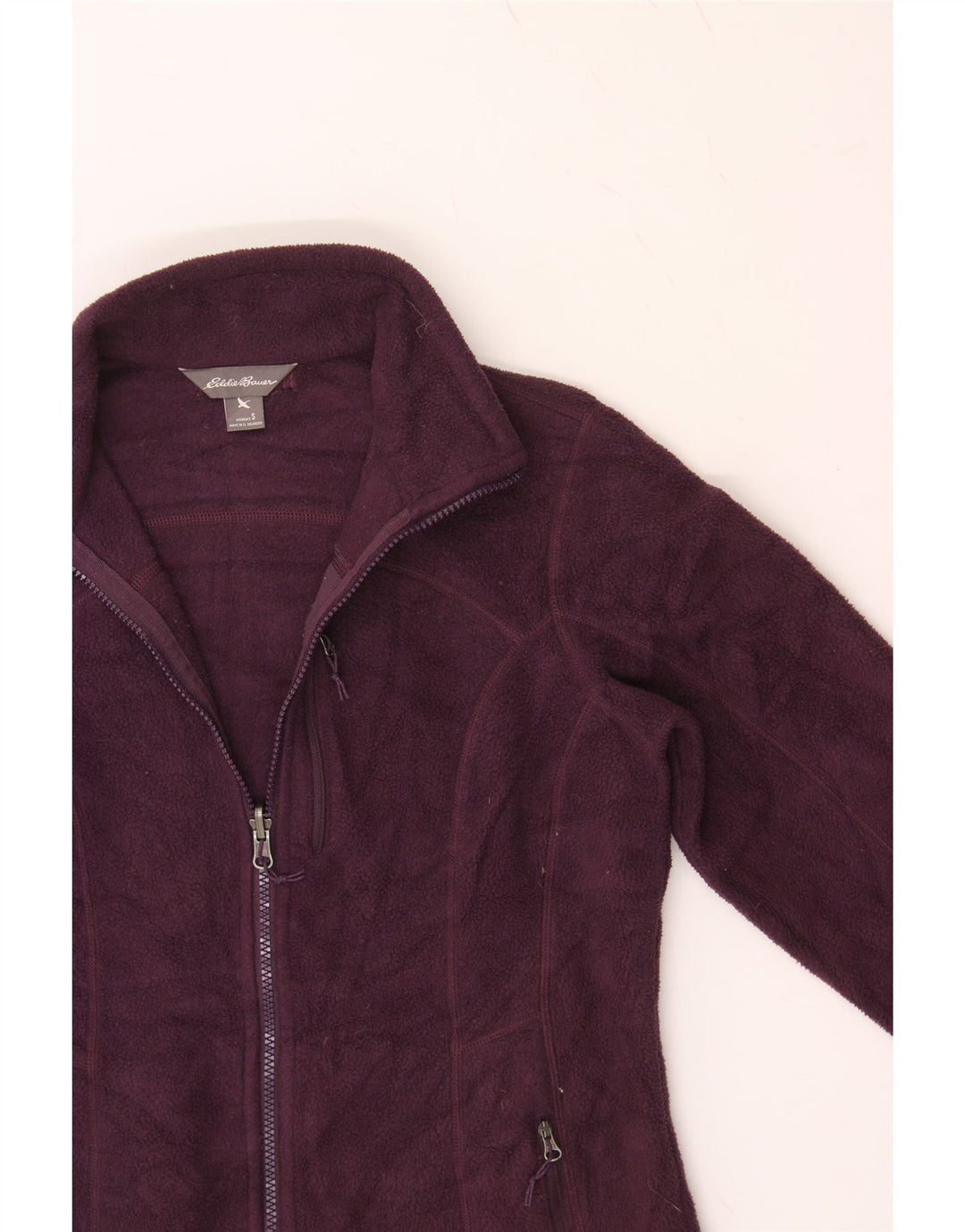 EDDIE BAUER Womens Fleece Jacket UK 10 Small Purple Polyester Vintage Eddie Bauer and Second-Hand Eddie Bauer from Messina Hembry 